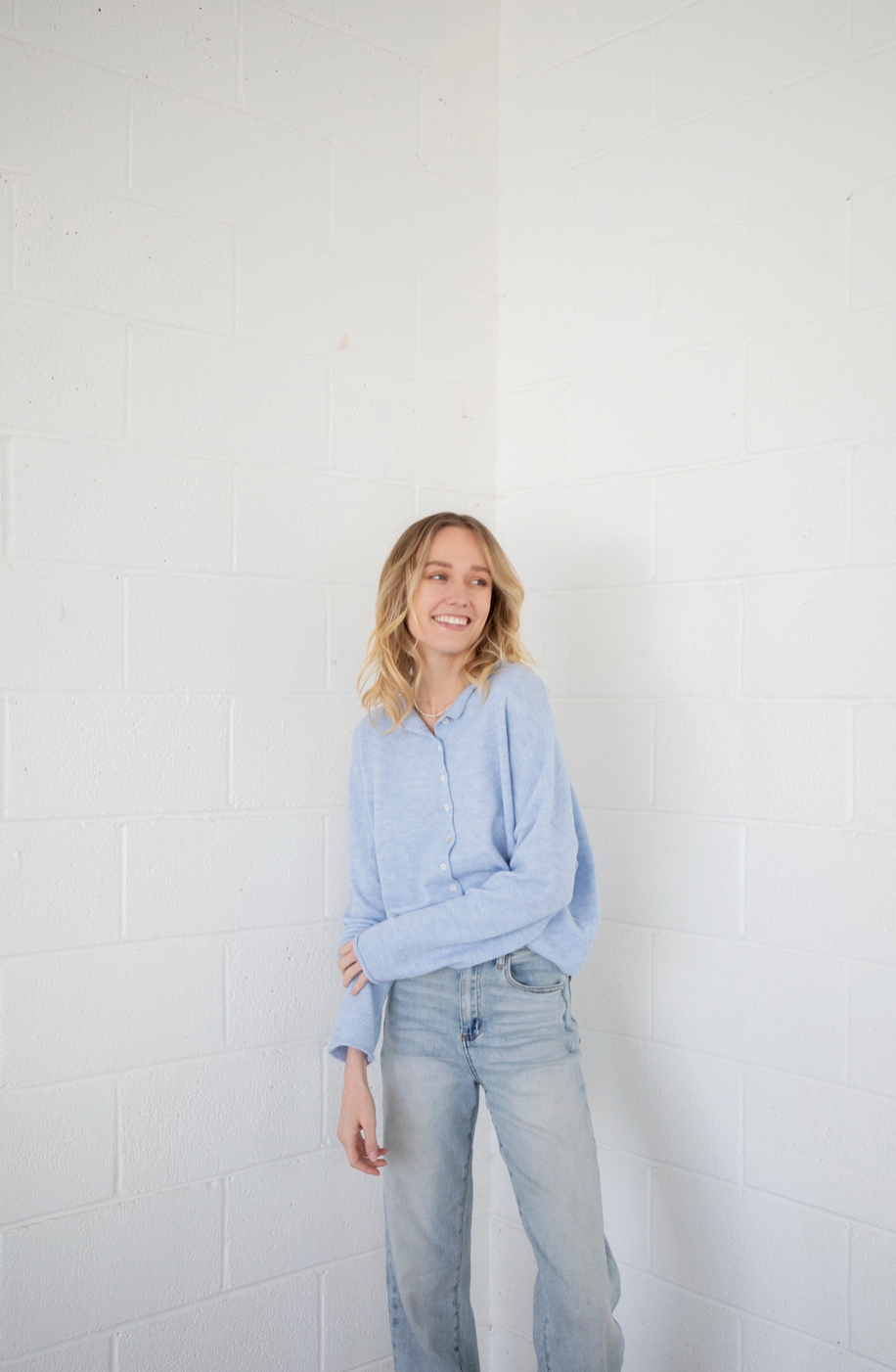 Sky Blue Piper Cardigan