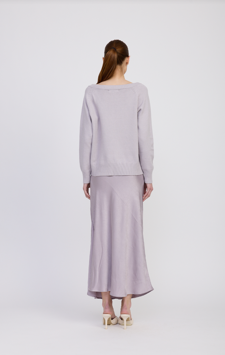 Lilac Lace Sweater