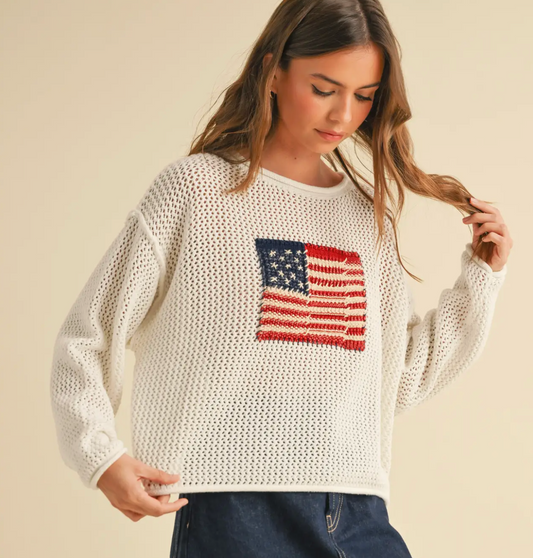 White Flag Sweater