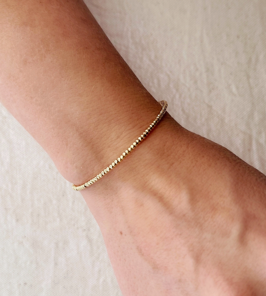 Mini Beaded Cuff Bracelet
