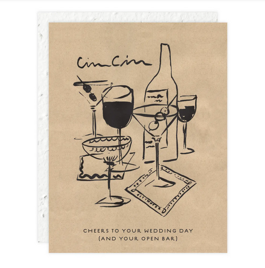 Cin Cin - Wedding Card