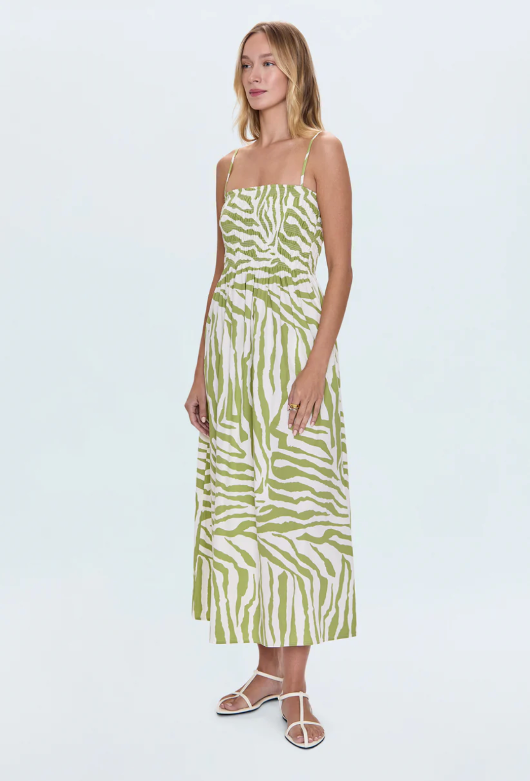 Bianca Safari Lime Bodice Dress