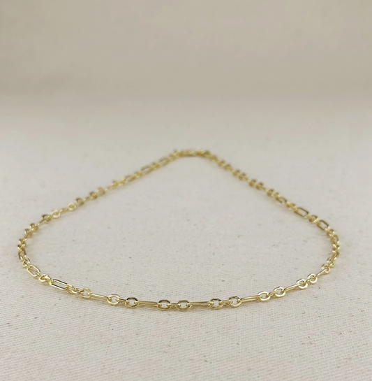 18 Inch Mixed Paperclip Chain