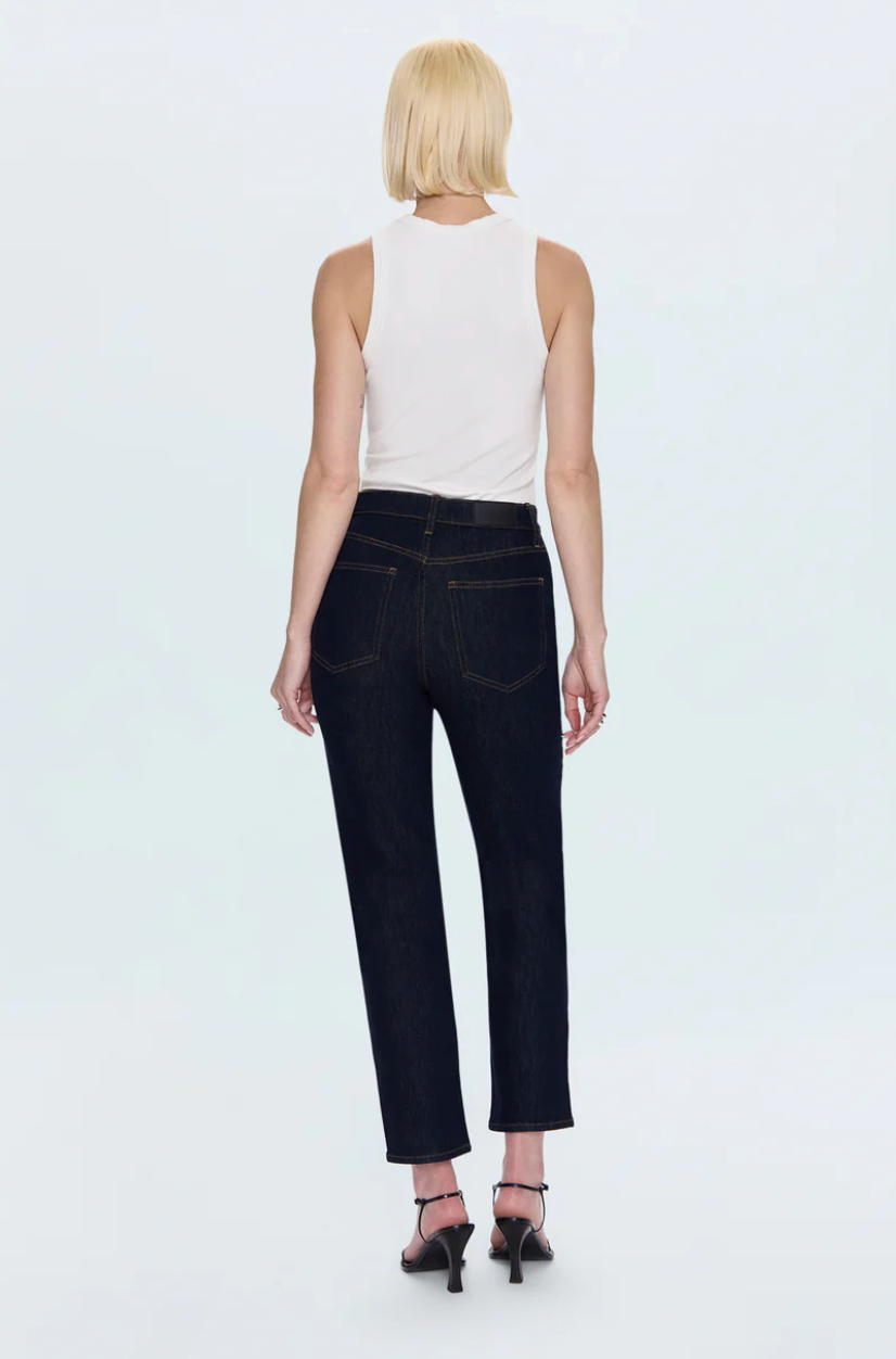 Bri Ankle High Rise Slim Straight
