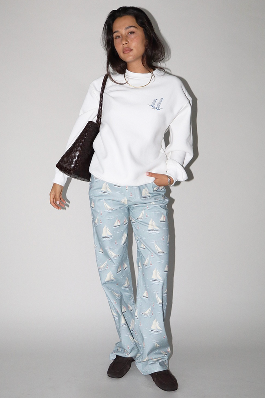 NANTUCKET SAILING CLUB GRAPHIC SWEATSHIRT