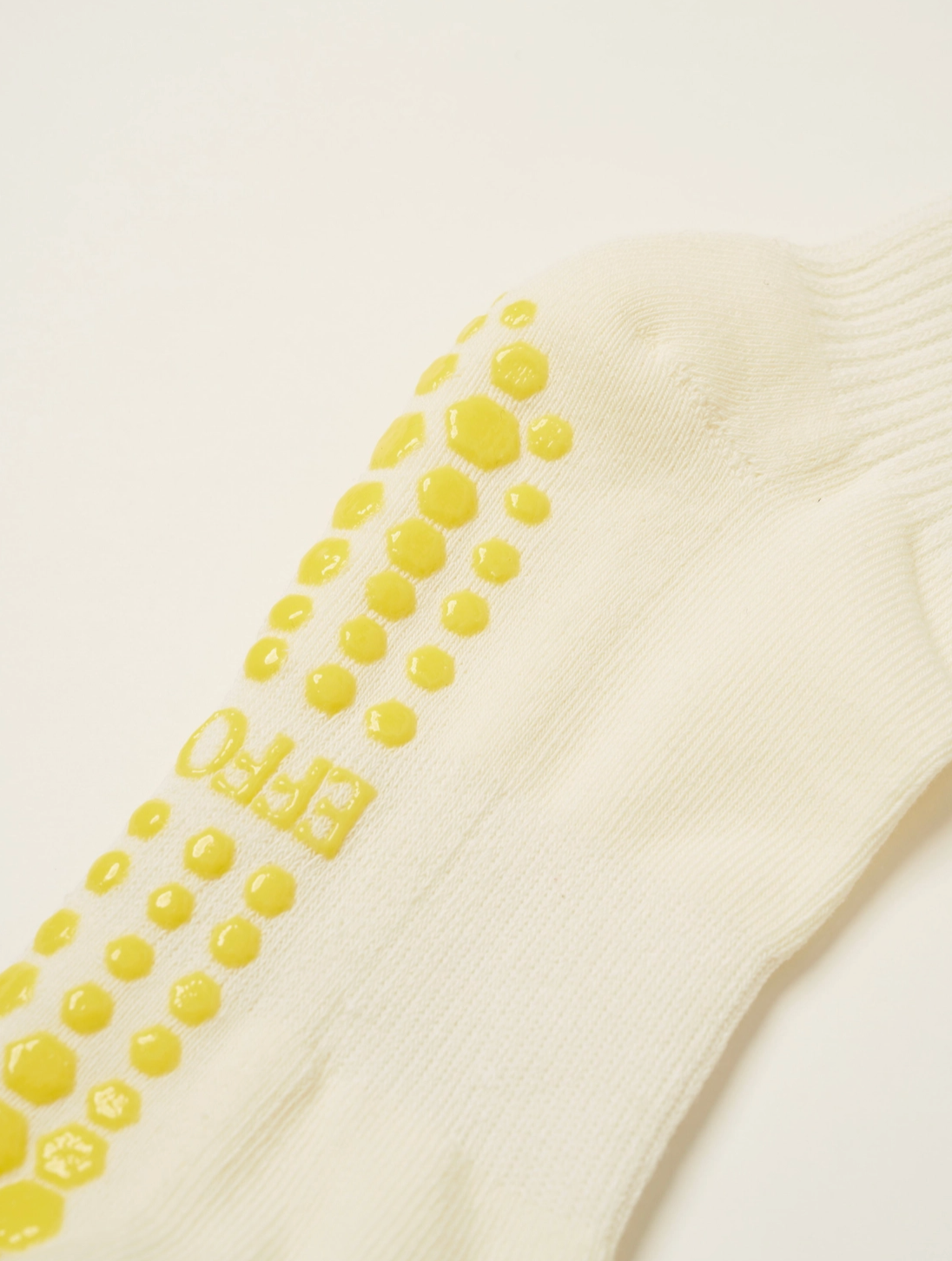 Lemon Ruffle Grip Sock