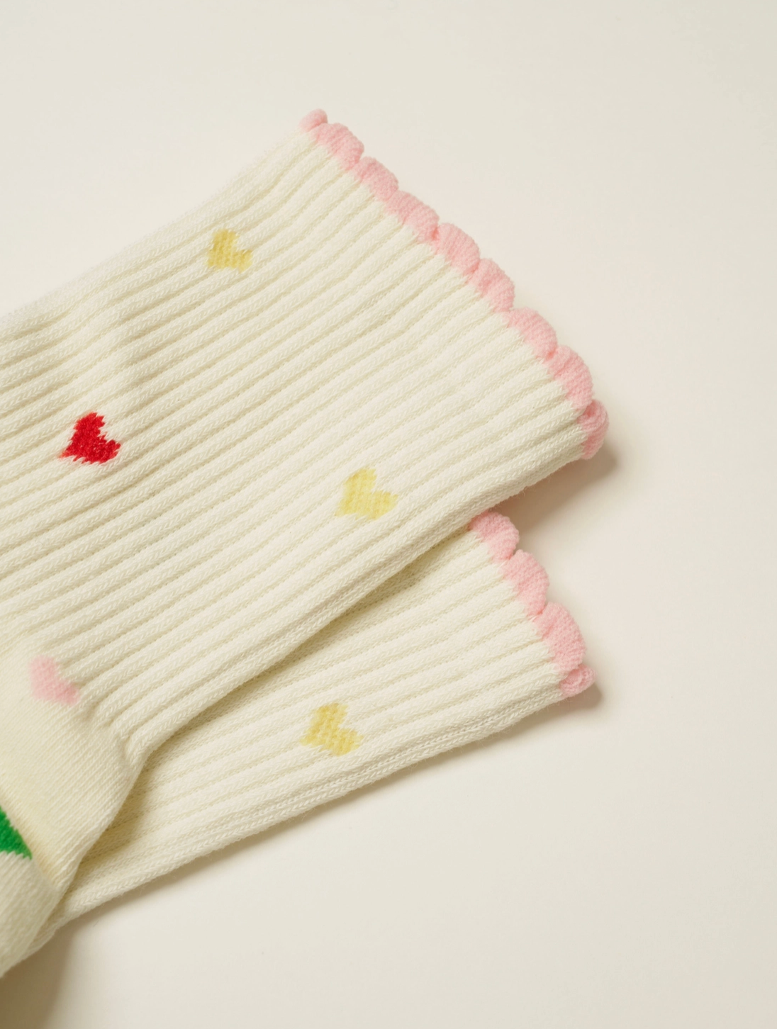 Mini Heart Petal Grip Sock