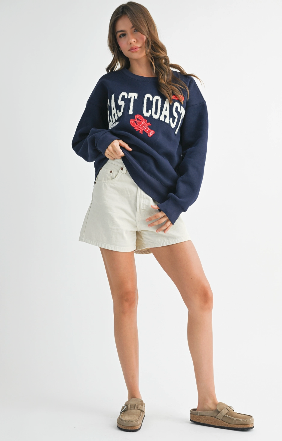 East Coast Graphic Fleece Pullover