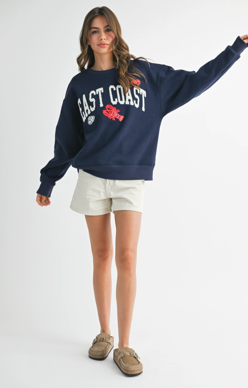 East Coast Graphic Fleece Pullover