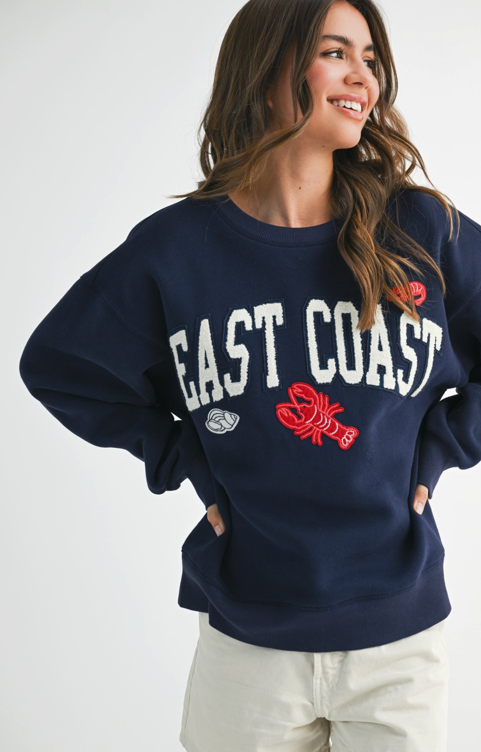 East Coast Graphic Fleece Pullover