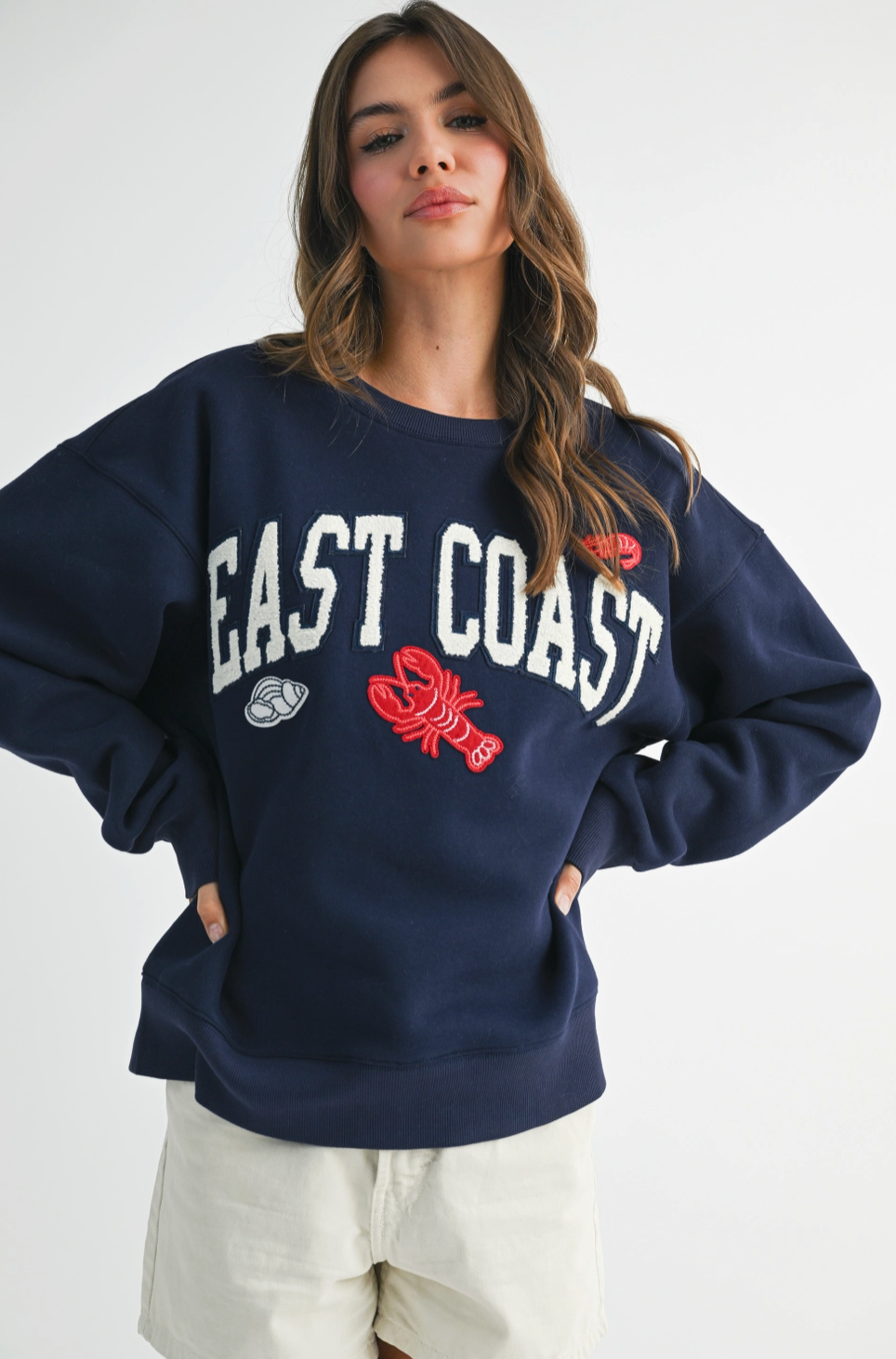 East Coast Graphic Fleece Pullover