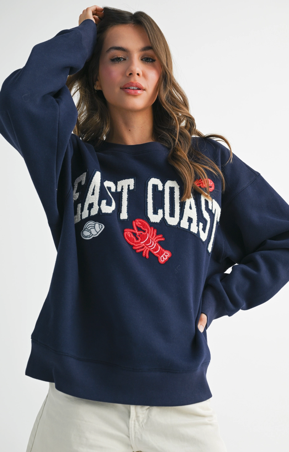 East Coast Graphic Fleece Pullover