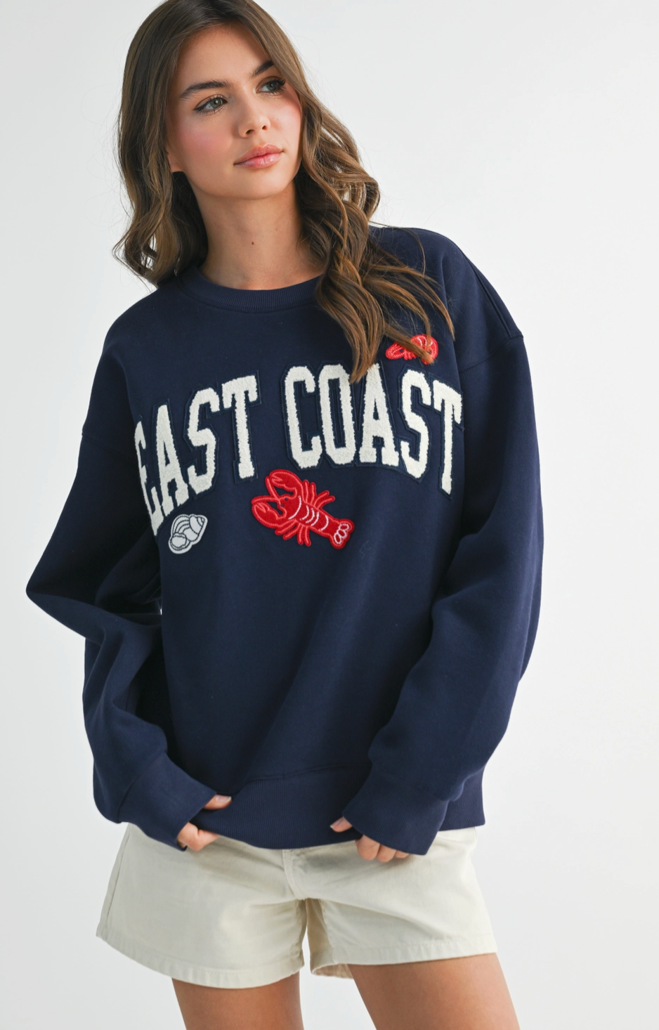 East Coast Graphic Fleece Pullover