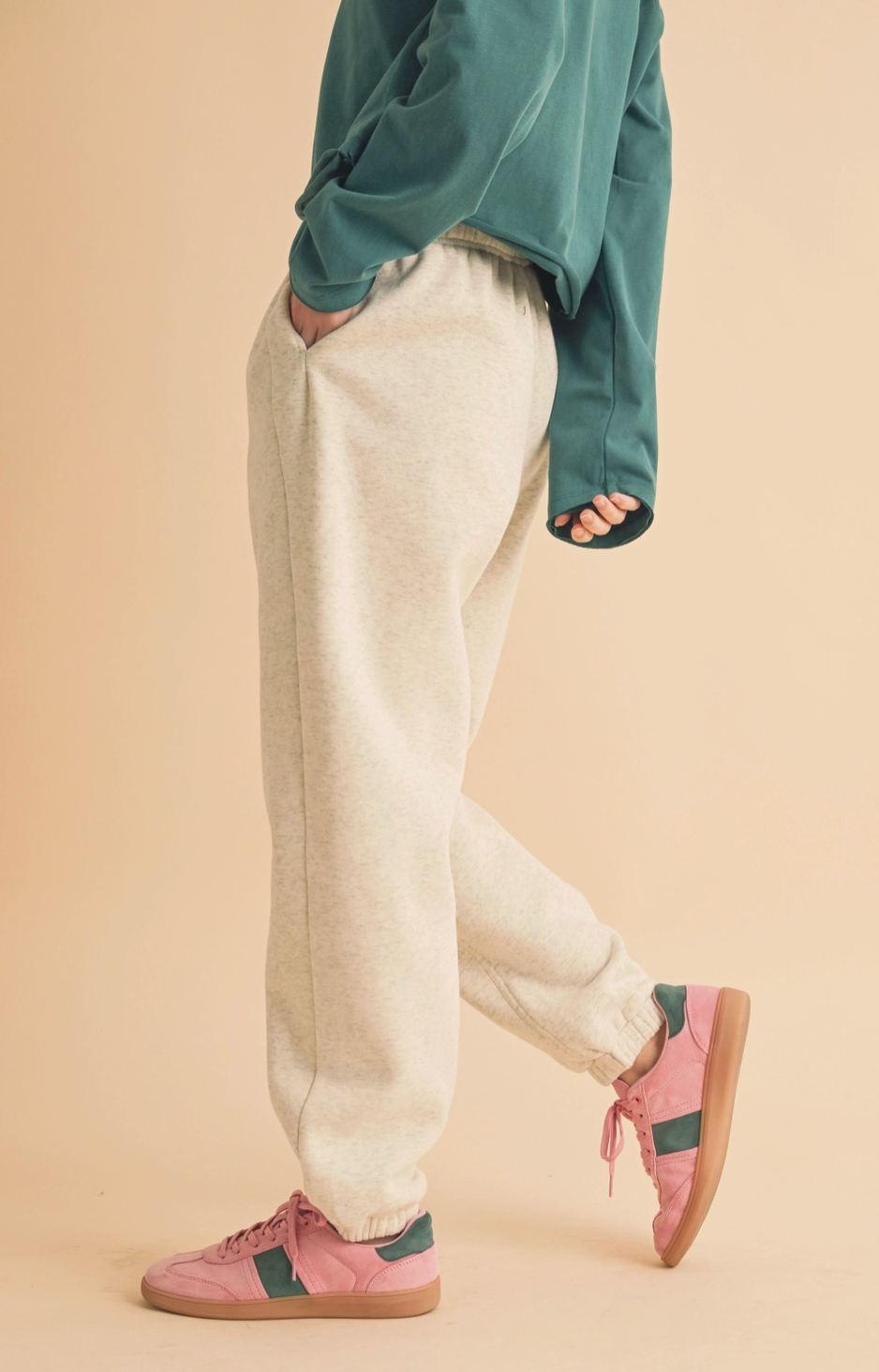 Jane Joggers - Bone