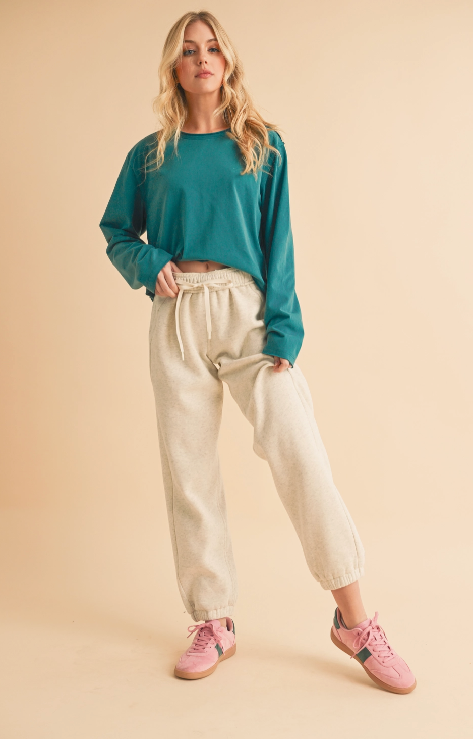 Jane Joggers - Bone