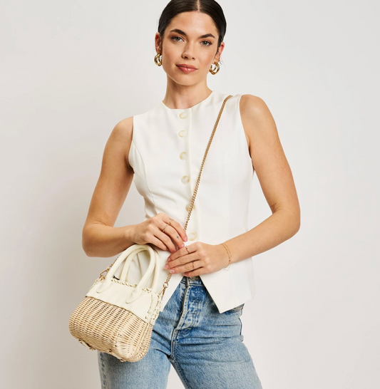 Maya Crossbody - White