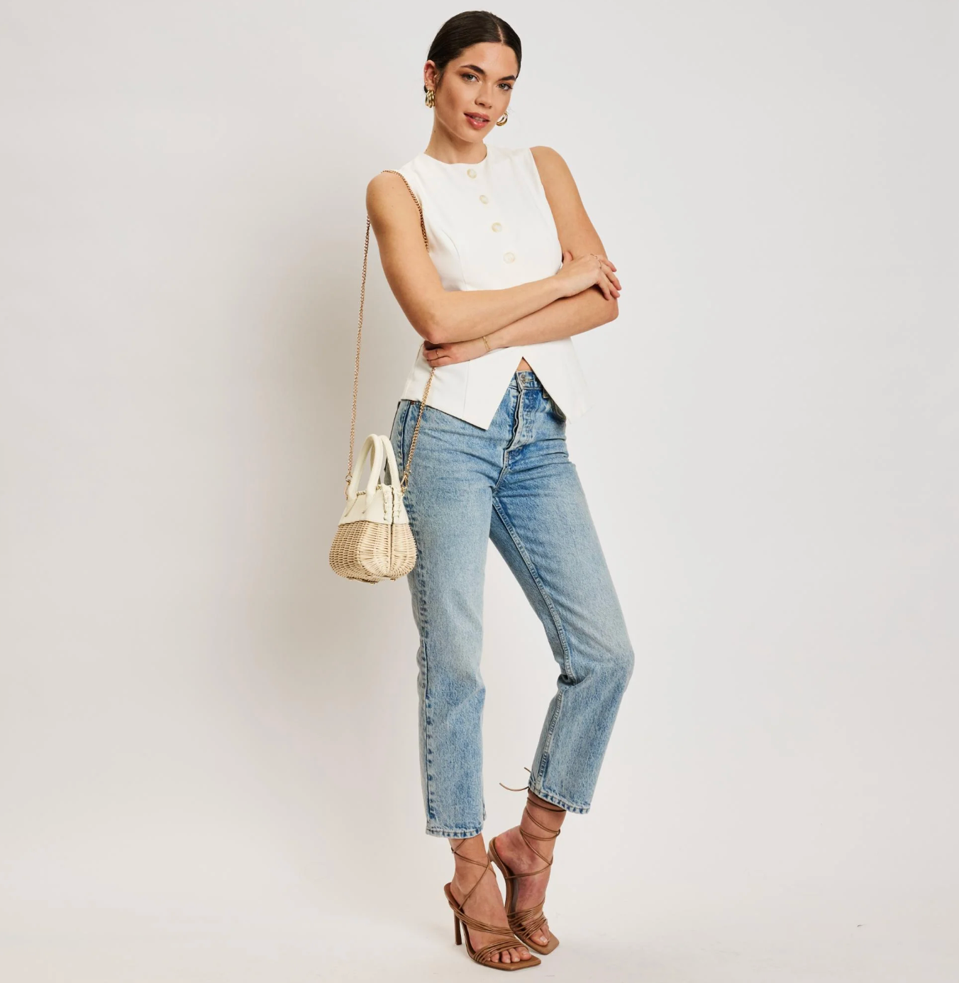 Maya Crossbody - White