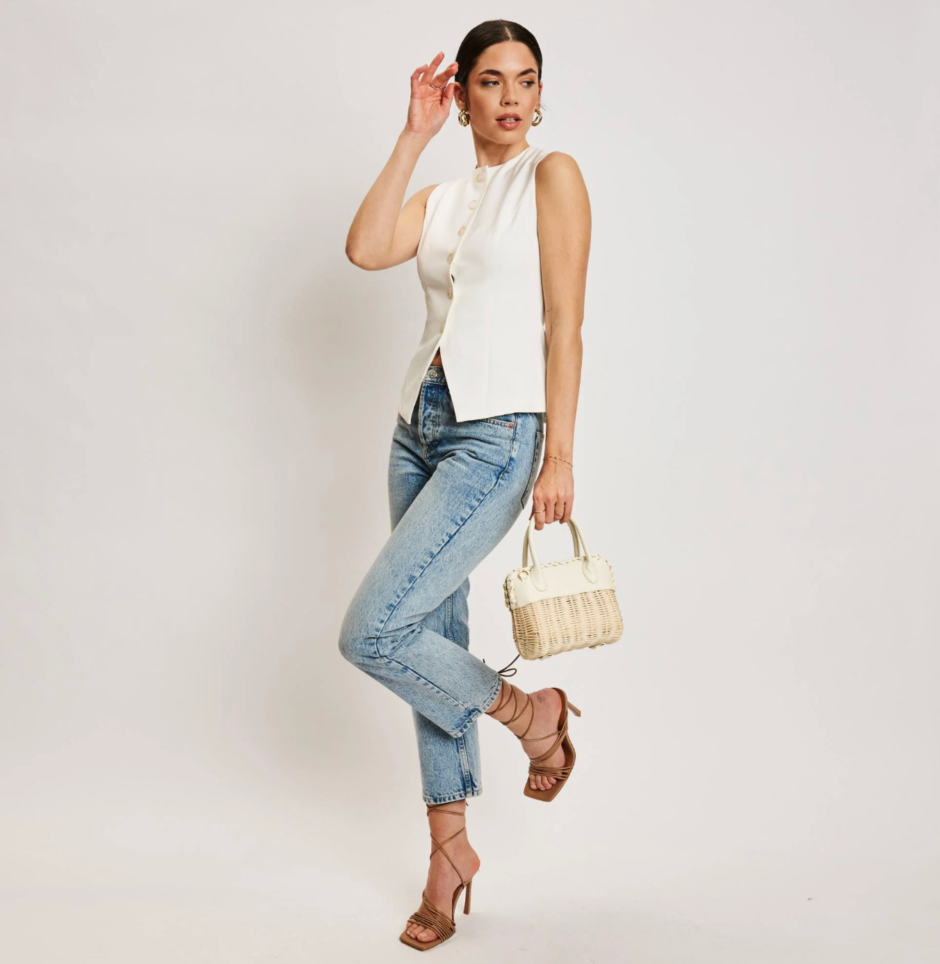 Maya Crossbody - White