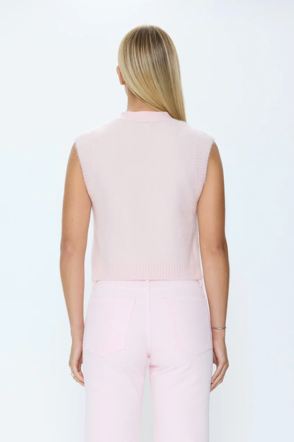 Maxine Sweater Vest - Blush