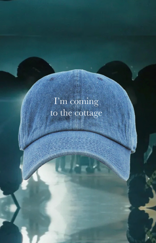 I'm Coming To the Cottage Hat in Denim