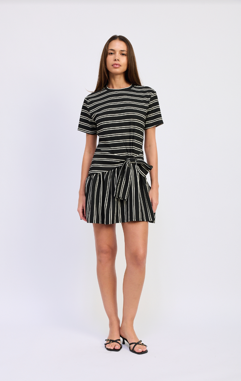 Black Ivory Cara T-Shirt Mini Dress