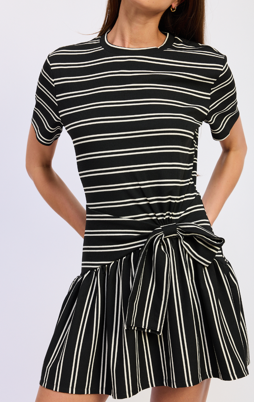 Black Ivory Cara T-Shirt Mini Dress