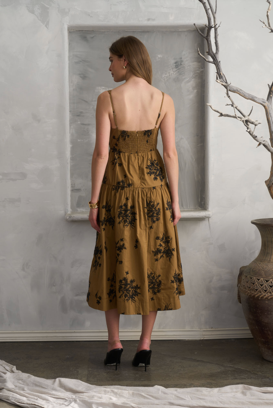 Meghan Floral Midi Dress