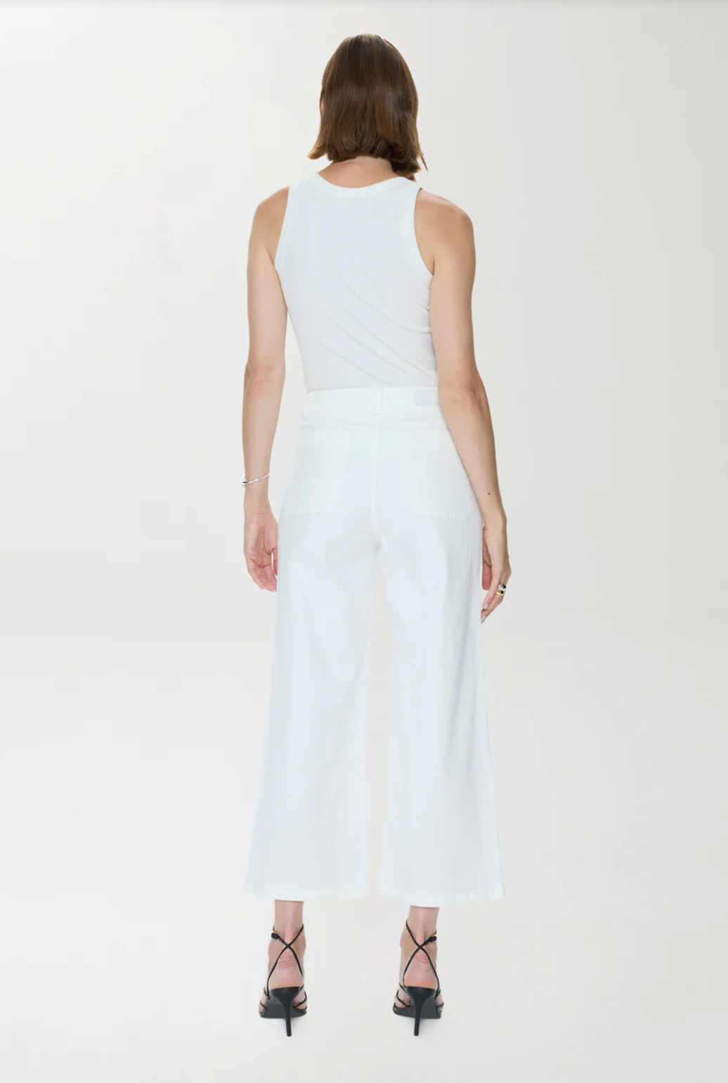 Zooey Patch Pocket Utility Pant - Le Blanc