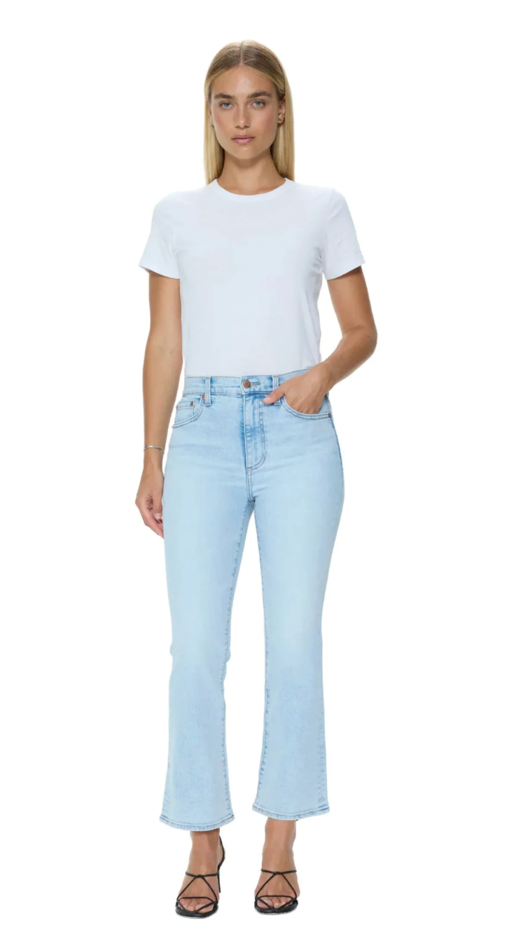 Lennon High Rise Crop Boot Jean - Cherish