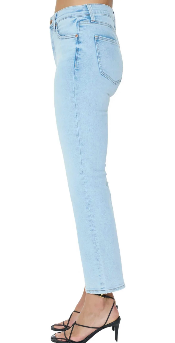 Lennon High Rise Crop Boot Jean - Cherish