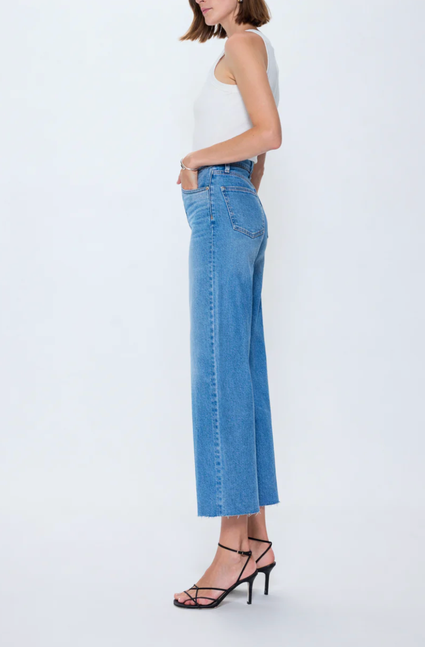 Lana Crop High Rise Ultra Wide Leg - Wild Heart