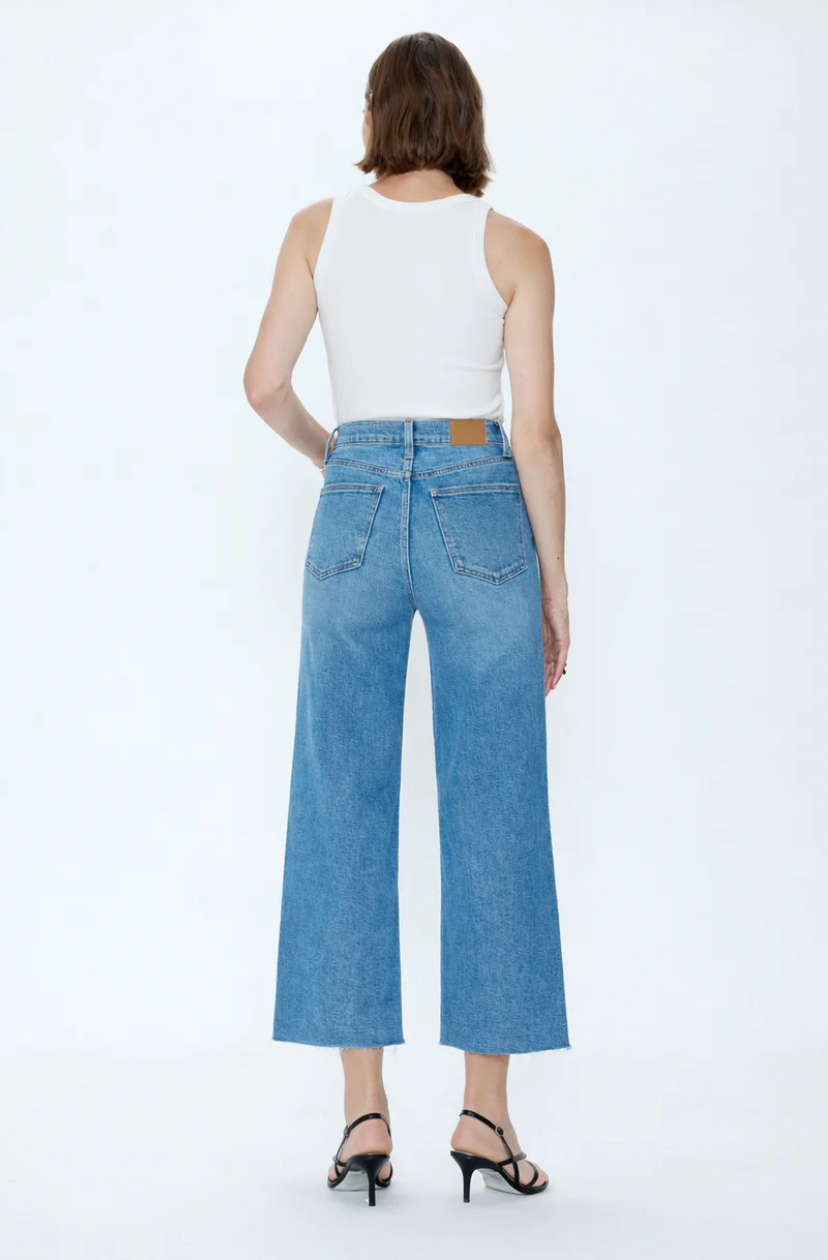 Lana Crop High Rise Ultra Wide Leg - Wild Heart