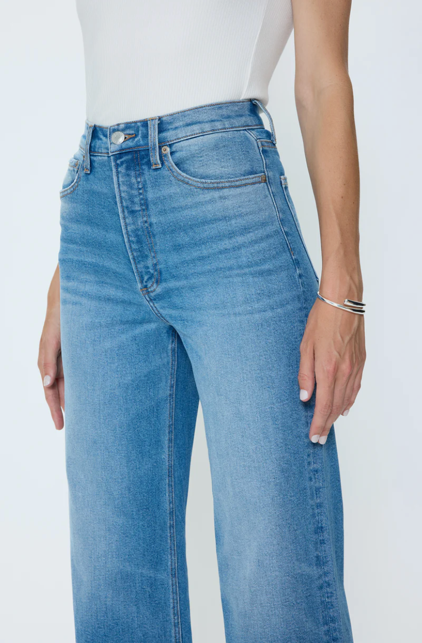 Lana Crop High Rise Ultra Wide Leg - Wild Heart