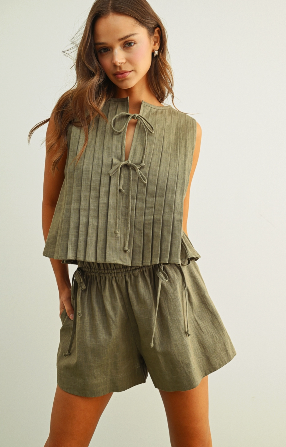 Sasha Short - Olive