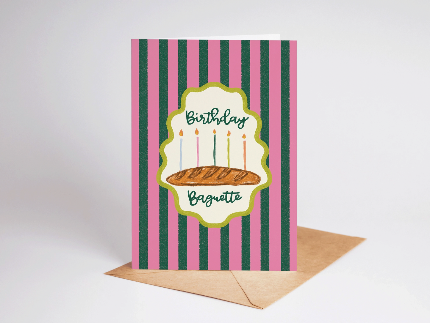 Birthday Baguette Greeting Card