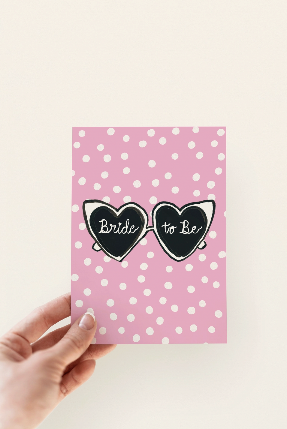 Bride To Be Heart Sunglasses Greeting Card