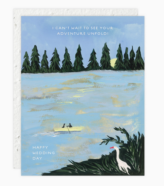 The Adventure of Us - Wedding Card