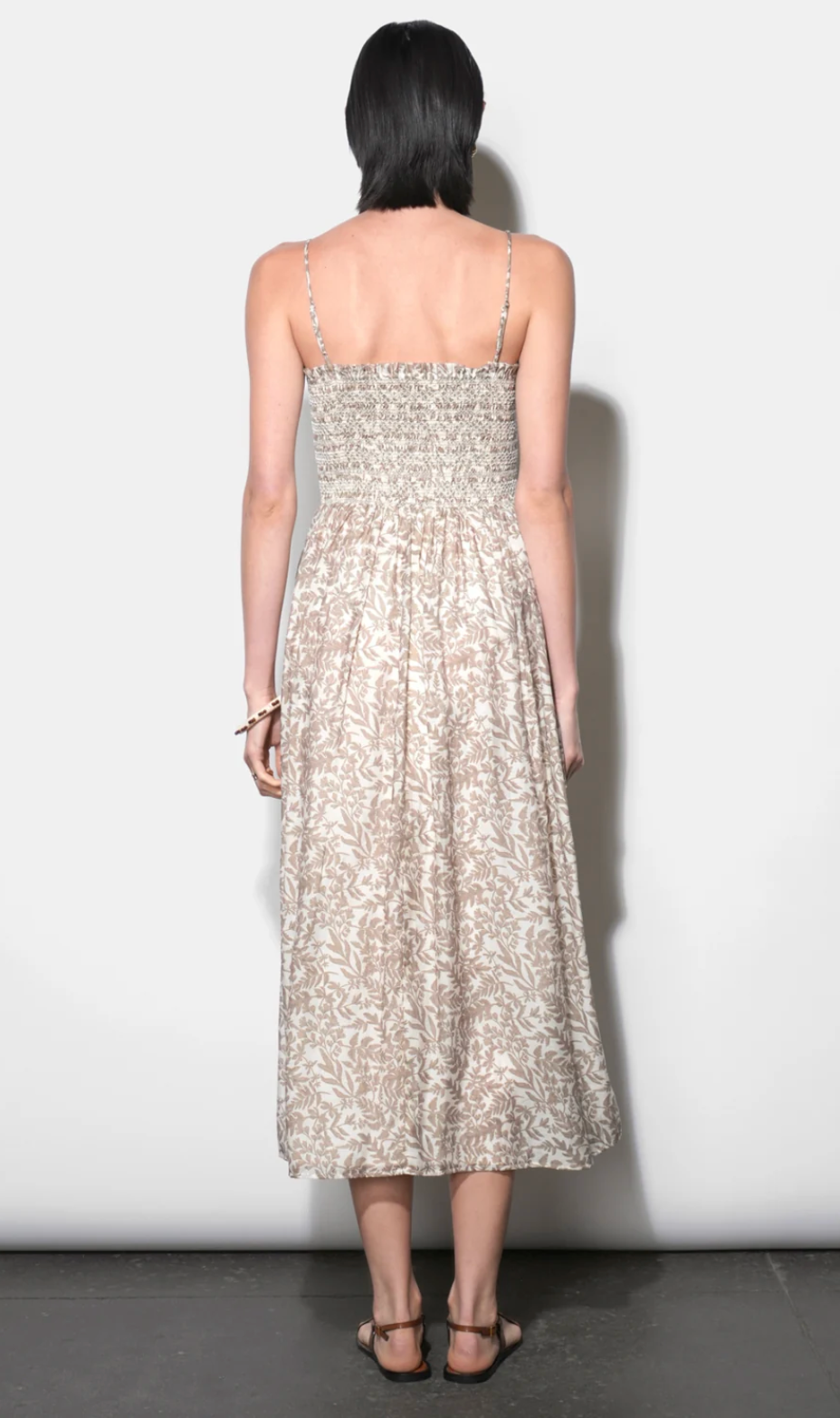 Valarie Smocked Midi Dress
