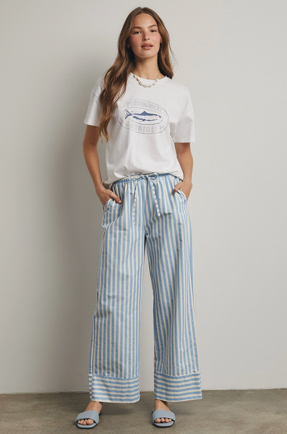 Portuguese Sardines Fish Graphic Knit Tee