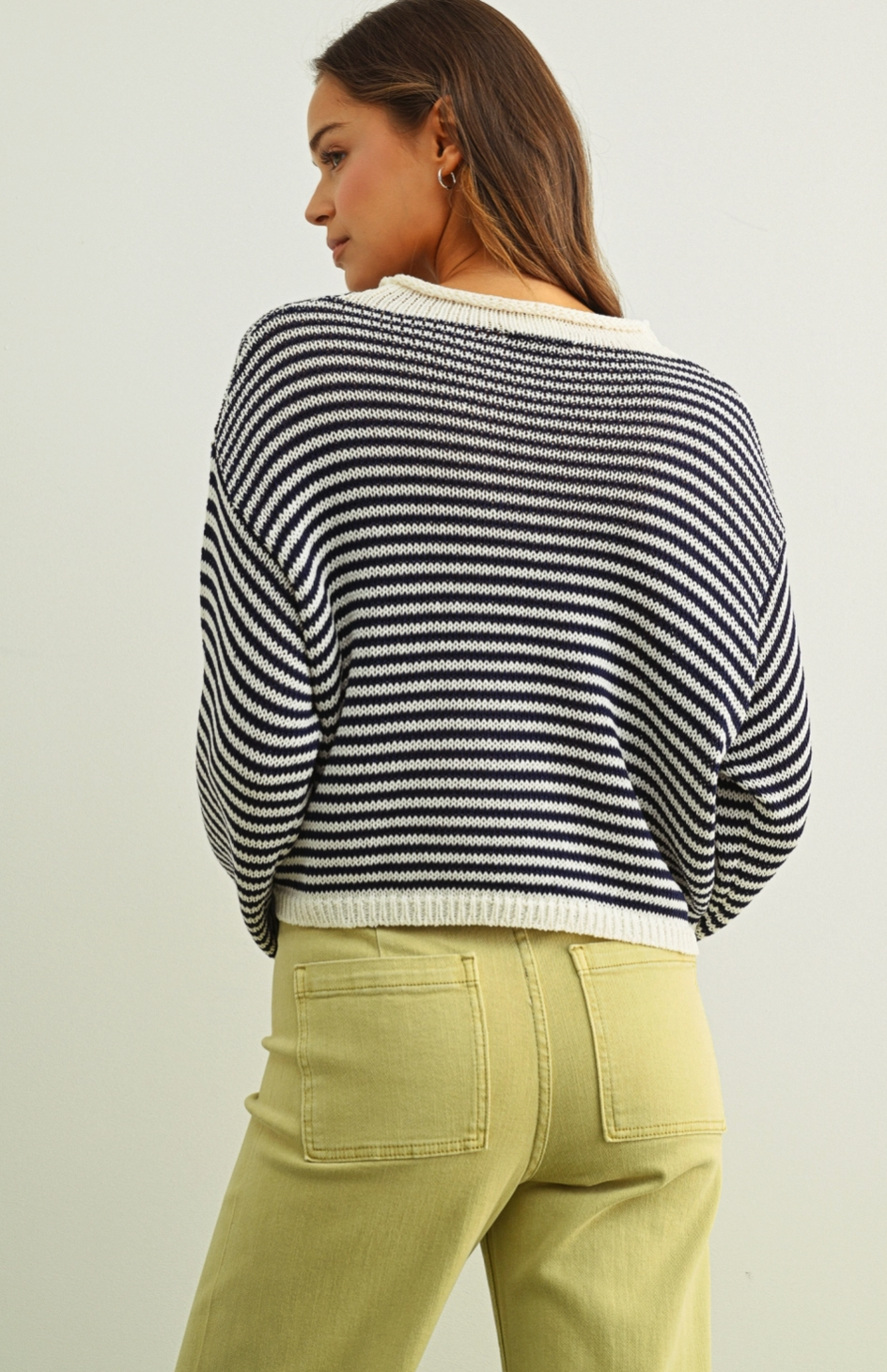 Navy Maya Knit Cardigan