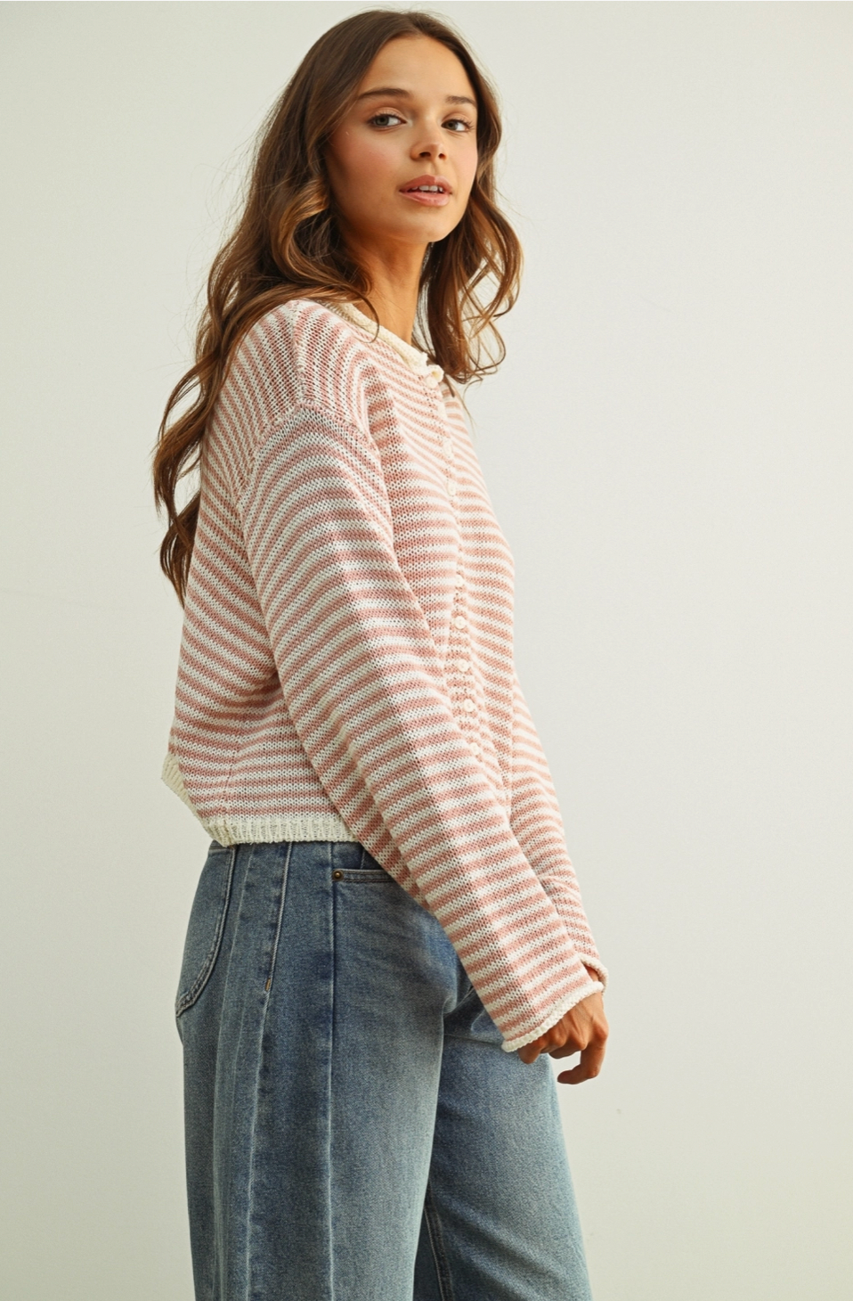 Rose Maya Knit Cardigan