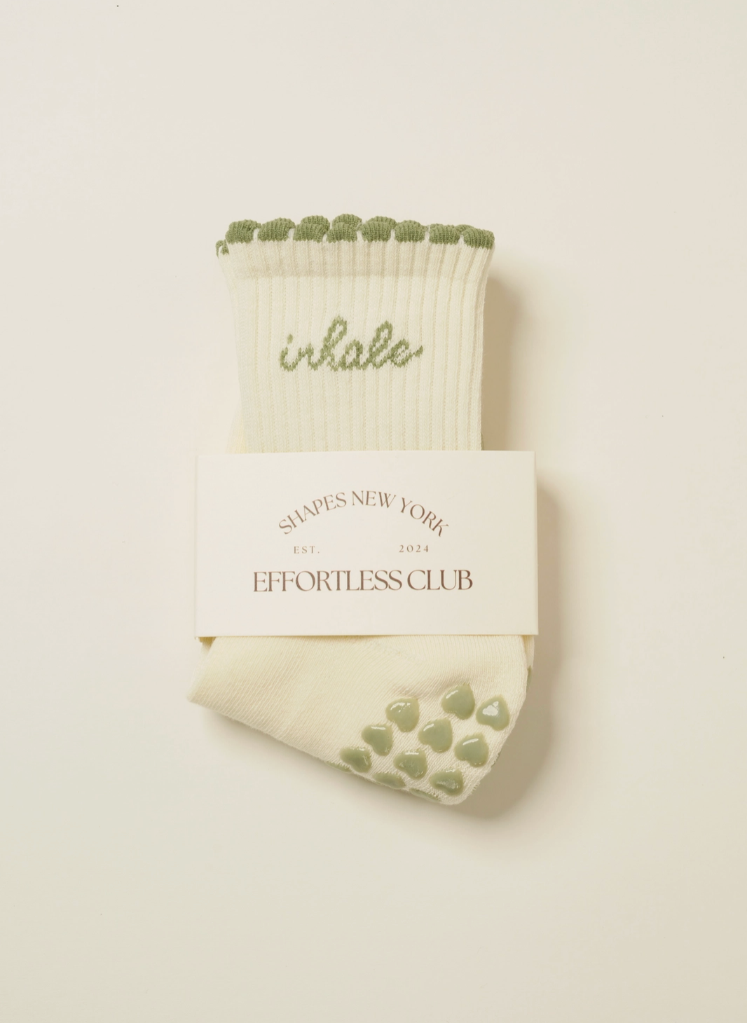 Inhale Exhale Grip Sock