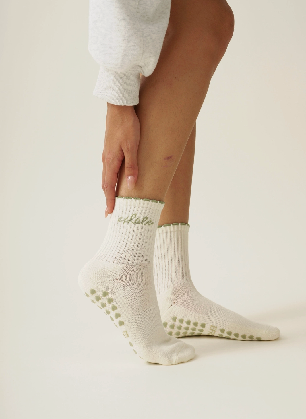 Inhale Exhale Grip Sock