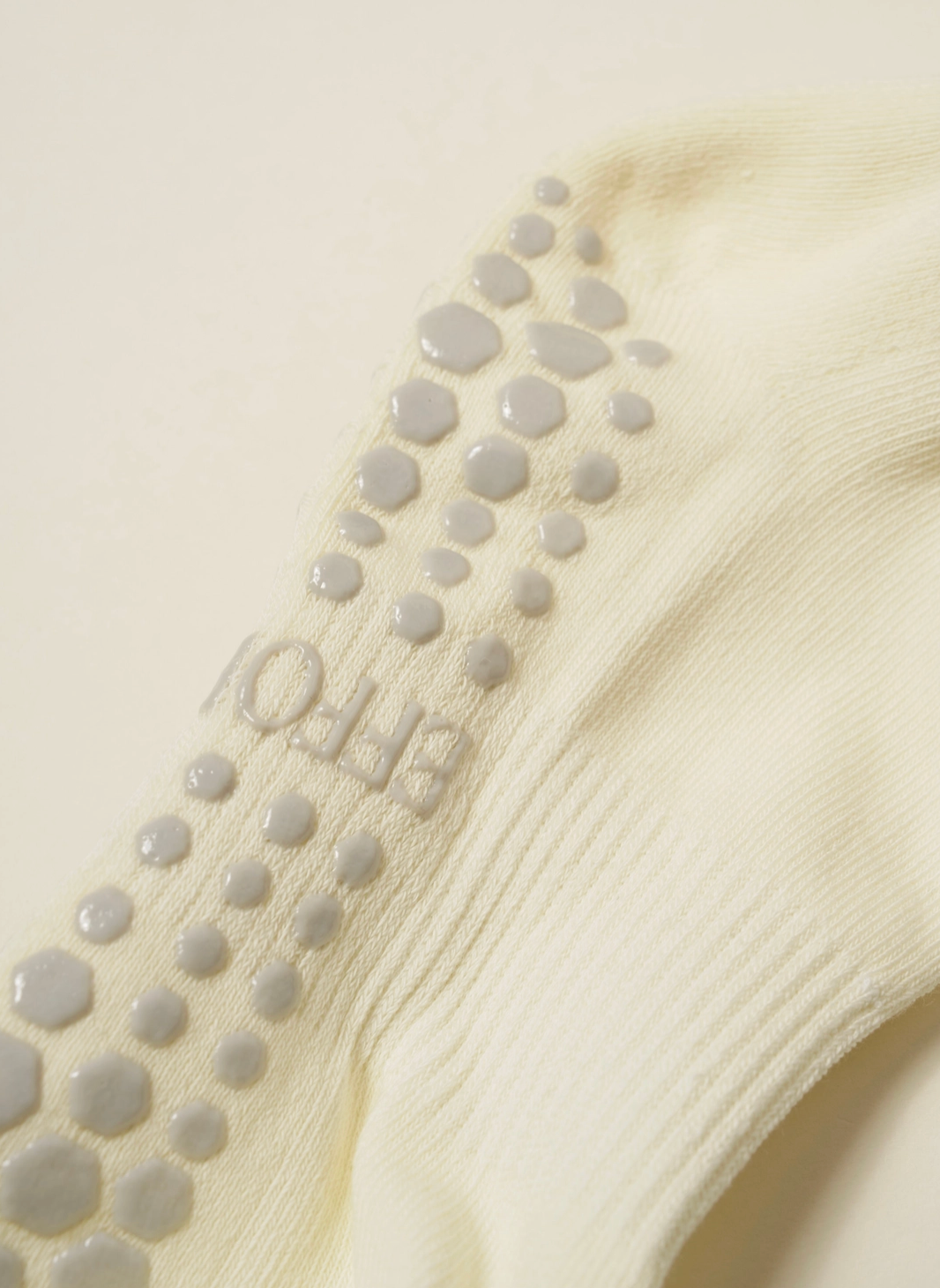 Mini Flower Cropped Crew Grip Sock