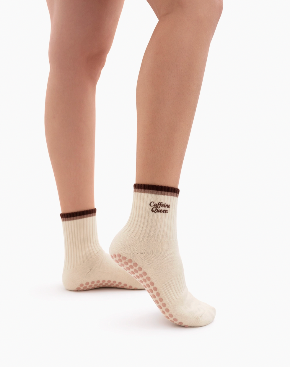 Caffeine Queen Grip Socks