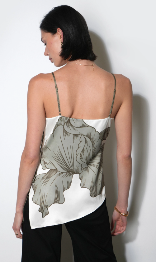 Lennon Side Tie Asymetric Cami Top