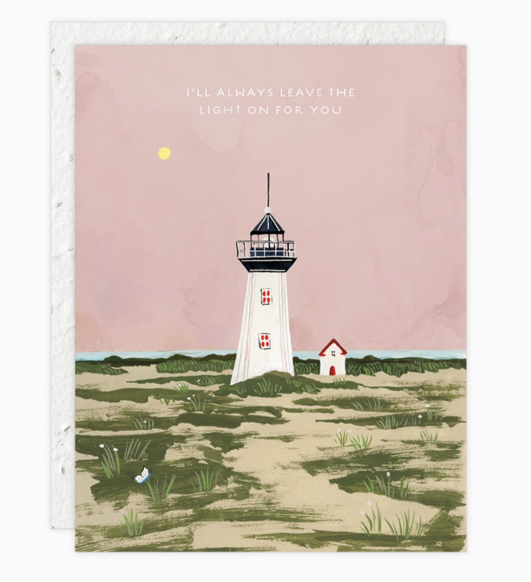 Lighthouse - Love + Friendship Card