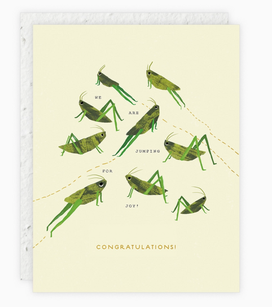 Jumping For Joy - Baby Card