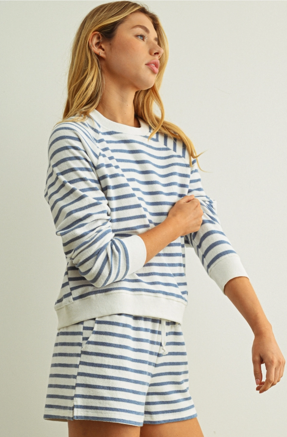 Island Striped Print Pullover