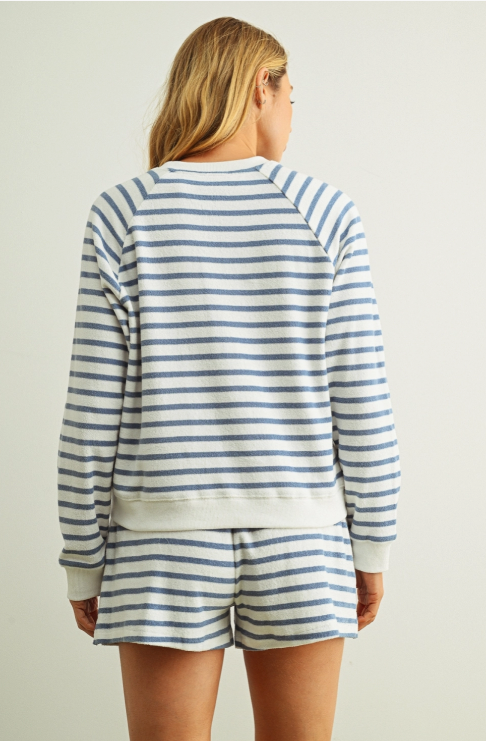 Island Striped Print Pullover